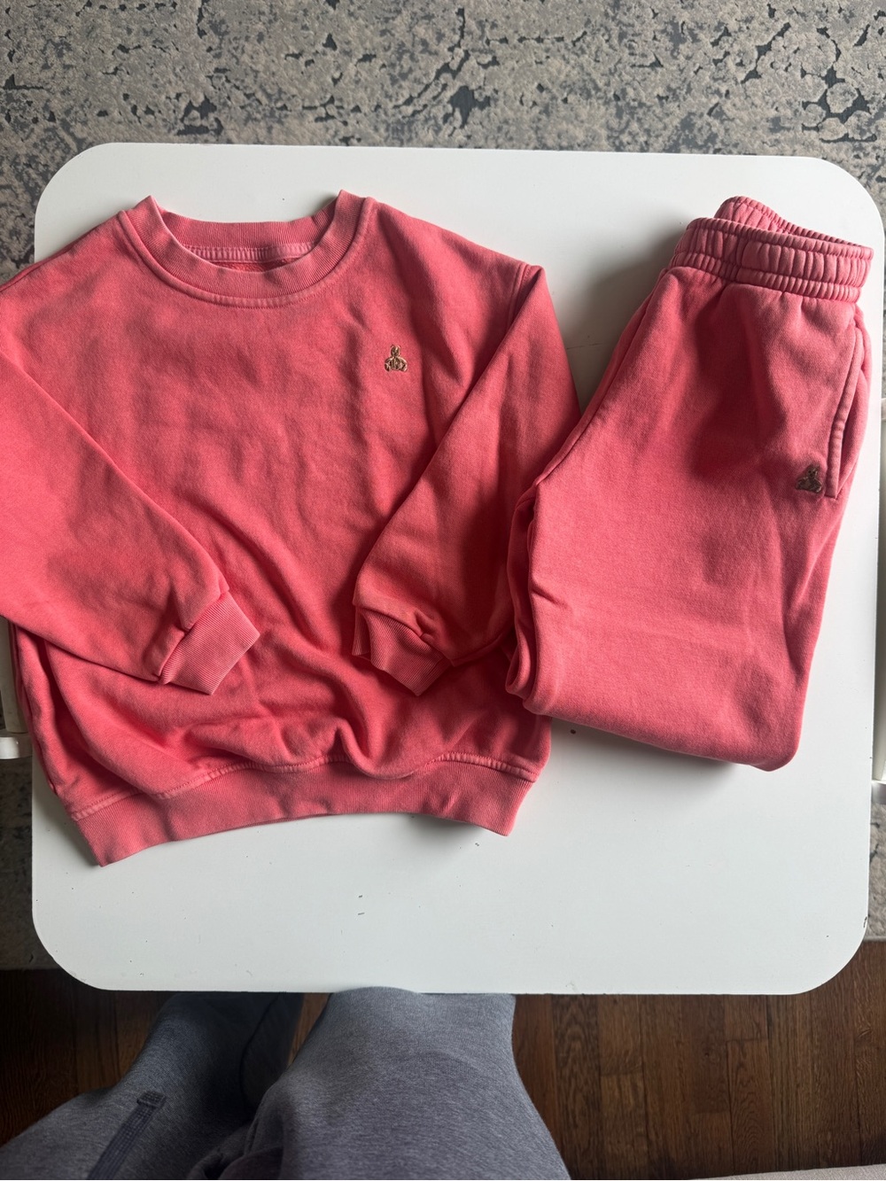 Baby Gap Coral Pink Sweatshirt and Jogger Set
